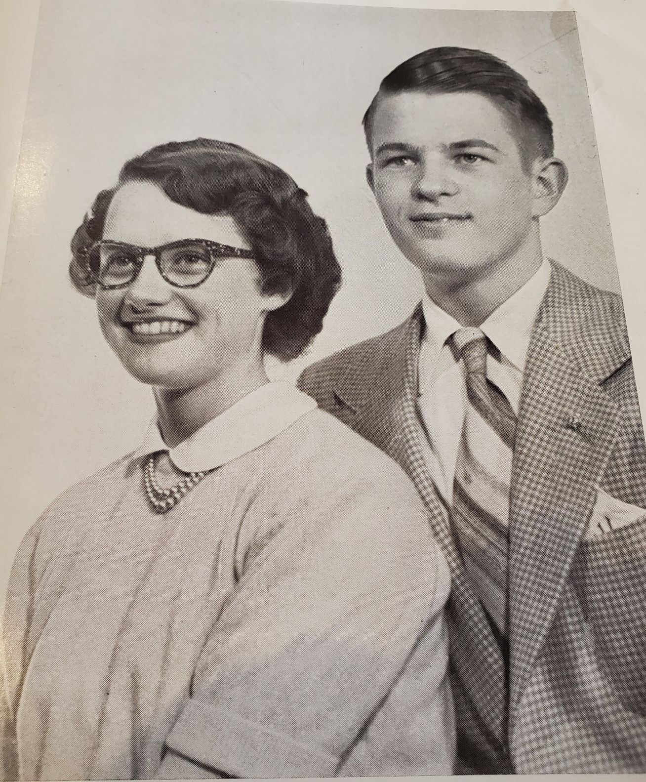 Barb Haley - Doug Wild 1952 prom king and queen